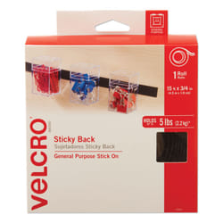 Velcro Sticky Back hook/loop fastener Black 1 pc(s)