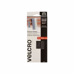 Velcro Extreme Outdoor, Velcro, Titanium, 25.4 mm, 101.6 mm, 10 pc(s), Hanging box