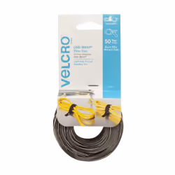 Velcro One-Wrap, Hook & loop cable tie, Velcro, Black, Grey, 203.2 mm, 12.7 mm, 50 pc(s)
