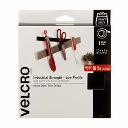 Velcro Industrial Strength Low Profile, Velcro, Black, 25.4 mm, 3 m, 1 pc(s), Hanging box