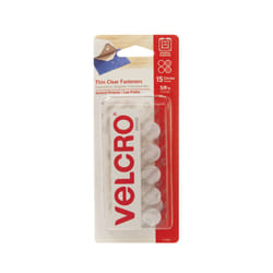 Velcro Thin Clear hook/loop fastener Transparent 15 pc(s)