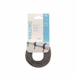 Velcro One-Wrap, Hook & loop cable tie, Velcro, Black, Grey, 381 mm, 12.7 mm, 30 pc(s)