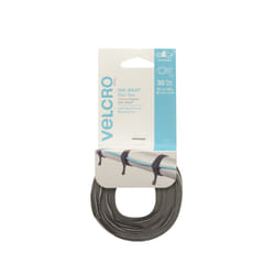 Velcro One-Wrap cable tie Hook & loop cable tie Black, Grey 30 pc(s)