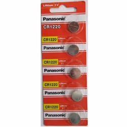 Lithium 3V Batteries Size CR1220 (Pack of 5)