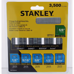 STANLEY TRA700BN35 Staple/Brad Asst Narrow 27/64 PK3500