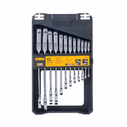 DEWALT Ratcheting Wrench Set  SAE  Flexible  12-Piece (DWMT19231)