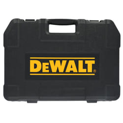 DEWALT 142 Piece Mechanics Tool Set  1/4 Inch and 3/8 Inch Drive  SAE and Metric (DWMT45425)
