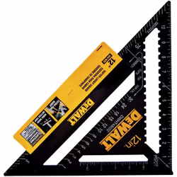 DEWALT Premium Rafter Square, 12"