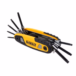 DeWalt DWHT70264 Durable & Ergonomic Design Folding Locking Torx Hex Key Set