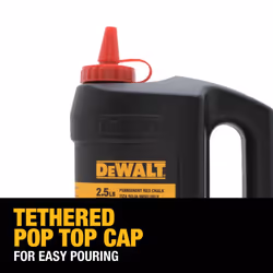 DEWALT 2.5 lbs Chalk - Red Permanent (DWHT72716)