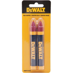 DEWALT DWHT72720 Red Lumber Marking Crayon 2 pack