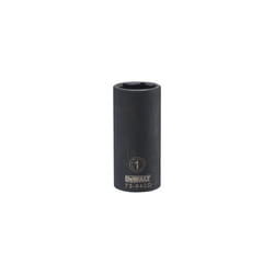 SAE Deep Impact Socket, 6-Point, Black Oxide, 1/2-In. Drive, 1-In. -DWMT73942OSP