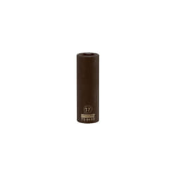 Metric Deep Impact Socket, 6-Point, Black Oxide, 1/2-In. Drive, 17mm DWMT73949OSP