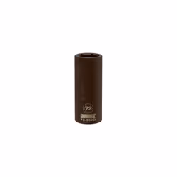 Metric Deep Impact Socket, 6-Point, Black Oxide, 1/2-In. Drive, 22mm DWMT73952OSP