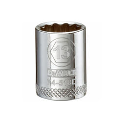 Stanley Consumer Tools 227927 0.37 in. Drive 13 mm 12 Point Shallow Socket