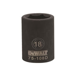 Stanley Tools 233326 18mm Impact Socket - 0.5 in. Drive