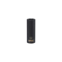 Metric Deep Impact Socket, 6-Point, Black Oxide, 1/2-In. Drive, 18mm DWMT75127OSP