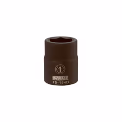 SAE Impact Socket, 6-Point, 3/4-In. Drive, 1-in. -DWMT75154OSP