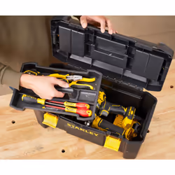 Stanley Tools and Consumer Storage STST19331 Stanley Essential Toolbox  19""""  Black/Yellow