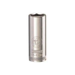 Stanley Tools 227547 12mm Deep Socket - 0.37 in. Drive