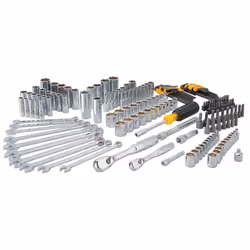 DEWALT Mechanics Tool Set  1/4 and 3/8 Inch Drive  SAE  172-Piece (DWMT81533)