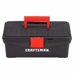 CRAFTSMAN Tool Box Lockable 13 in. Red/Black (CMST13004)