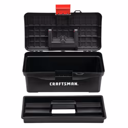 CRAFTSMAN Tool Box  Lockable  13 in.  Red/Black (CMST13004)