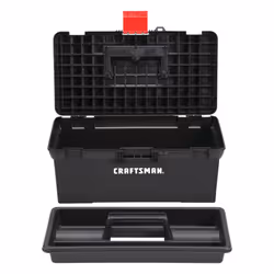 CRAFTSMAN Tool Box  Tool Storage  Lockable  Black  16 Inch (CMST16005)