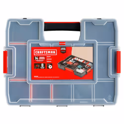CRAFTSMAN Tool Organizer 2-Packs with 14-Compartments Lid Includes Secure Latch (CMST60944M)
