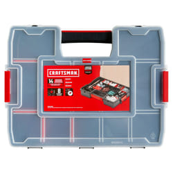 CRAFTSMAN Tool Organizer  2-Packs with 14-Compartments  Lid Includes Secure Latch (CMST60944M)