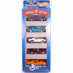 Hot Wheels General Mills Gift 5-Pack 5 Car Gift Set of 5 Collectible 1:64 Scale Die Cast Cars