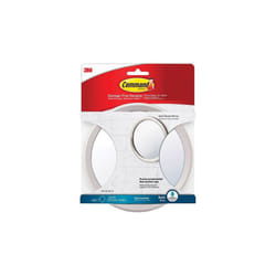 Command Satin Nikel Bath Mirror
