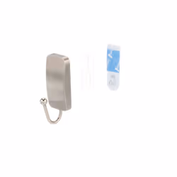 Command Small Bathroom Hook, Satin Nickel, Damage-Free - Additional view 6