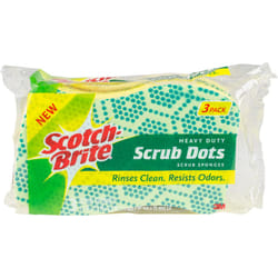 Scotch-Brite Scrub Dots Heavy Duty Scrub Sponge 3/Pkg-