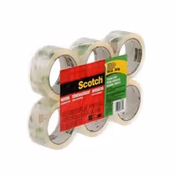 Scotch 3500-6-ESF stationery tape 50 m Transparent 6 pc(s)