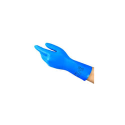 AlphaTec 37-310 Multipurpose Nitrile Gloves with Long Cuff, Chemical Protection and Food Safety, Reusable Kitchen Gloves, Household Cleaning and