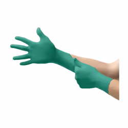 TouchNTuff 92-500 Disposable Nitrile Gloves, Powdered, Size 6.5-7