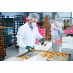 TouchNTuff 92-605 Disposable Nitrile Gloves, Powder-Free and Food Certified, High Chemical Resistance and Mechanical Protection, Professional Safety