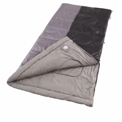 Coleman 2000004451 Biscayne Big and Tall Warm Weather Adult Sleeping Bag Black/Grey 39"""" x 81""""