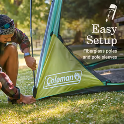 Coleman Skyshade Screen Dome Canopy Tent  10 x 10 Shade Canopy  UPF 50+ Outdoor Canopy Tent for Camping  Tailgating  and Beach Shade  Moss