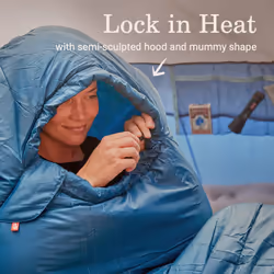 Coleman Tidelands 30 Big & Tall Mummy Sleeping Bag