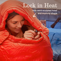 Coleman Sleeping Bag-Tidelands 40 Mummy Sleeping Bag for Adults