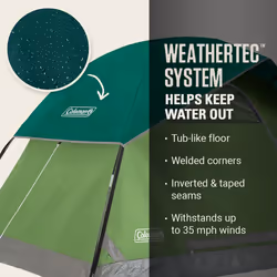 Coleman Sundome 2-Person Camping Tent