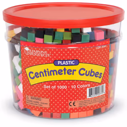 Learning Resources Centimetre Cubes (Set of 1000)