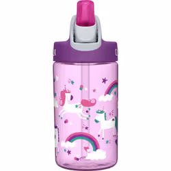 CamelBak eddy Kids Water Bottle - CamelBak Kids Big Bite Valve - Spill Proof - Water Bottle For Kids - BPA-Free Water Bottle - 12oz Unicorns