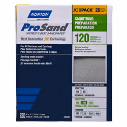 Norton ProSand 9"" x 11"" Sanding Sheets 120G 20pack