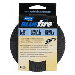 Norton 20X High Performance Abrasive Flap Disc  Type 27  Threaded Hole  Fiberglass Backing  Zirconia Alumina  4-1/2"""" Dia.  40 Grit (Pack of 1)