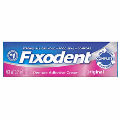 Fixodent Denture Adhesive Cream Original Strong And Long Hold - 0.75 Oz by Fixodent