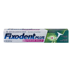 Fixodent Plus Scope Denture Adhesive Cream, 2 oz (57 g)