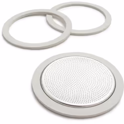 Bialetti Replacement Gaskets and Filter For 9 Cup Stovetop Espresso Coffee Makers
